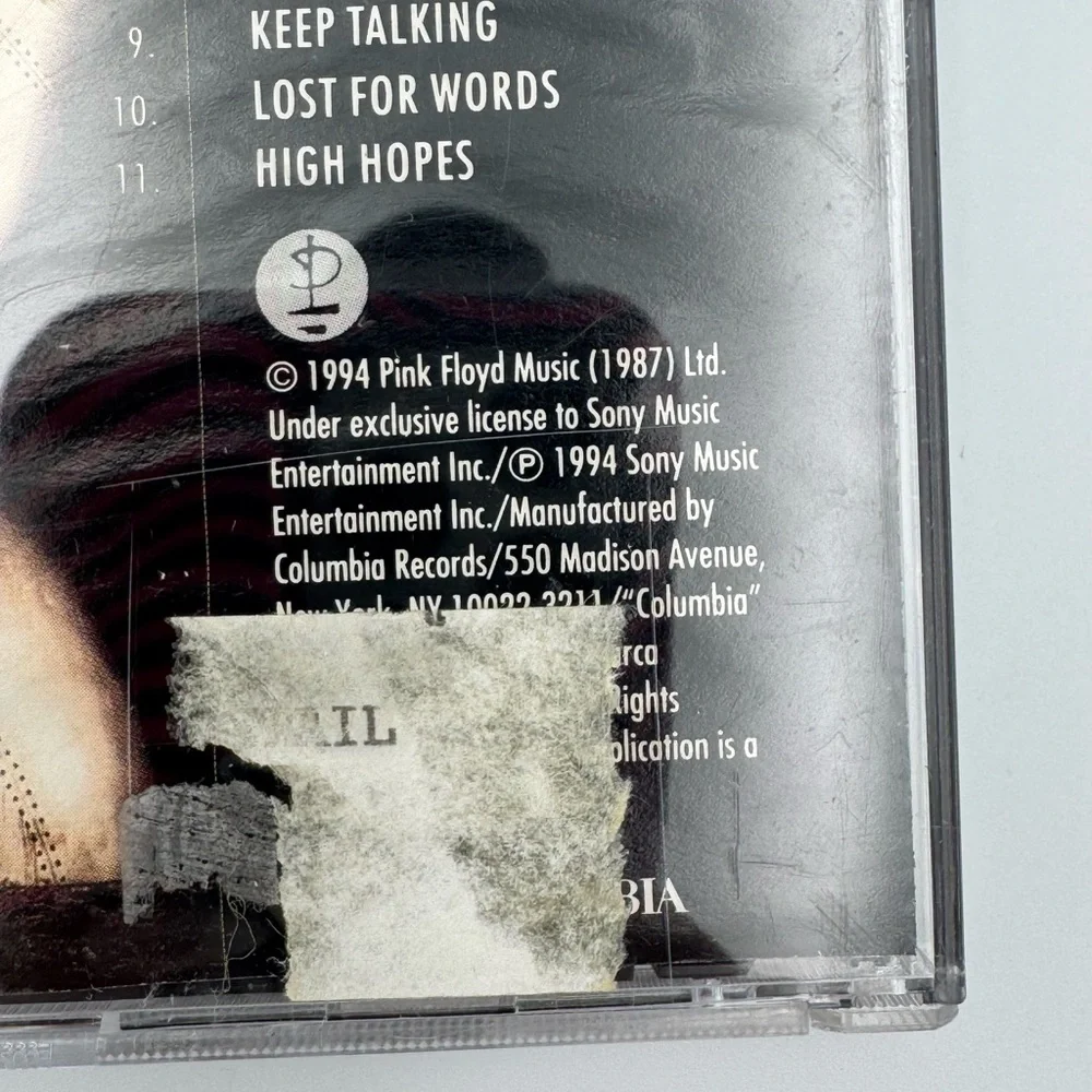 Division Bell by Pink Floyd (CD, 1994) SHIPS FAST‎